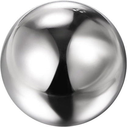 uxcell Gazing Ball 3.15 Inch 80mm Reflective Sphere Polished Hollow Ball, Stainless Steel Gazing