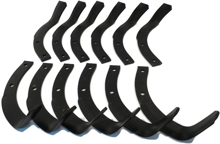 RAParts New Tiller Tine Set Fits Honda 72461-723-700 72465-723-700 RotoTiller Cultivator