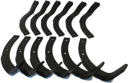 RAParts New Tiller Tine Set Fits Honda 72461-723-700 72465-723-700 RotoTiller Cultivator
