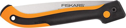 Fiskars Hand Saw, Folding Saw with Dual Position Locking Saw Blade for Overhand Cuts and Under Cuts