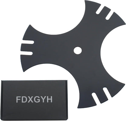 FDXGYH Universal 9" x 9" Edger Blade (5/8" Center Hole) 3-Side Edger Star Blade for Edger Model