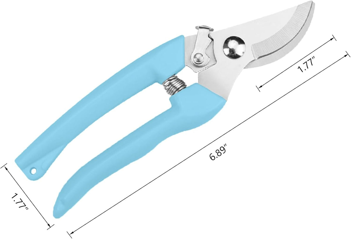 Garden Scissors for Plant, Tip Pruning Shears for Cutting Flowers, Trimming Plants, Bonsai and