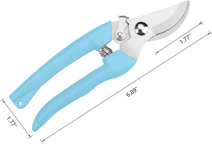 Garden Scissors for Plant, Tip Pruning Shears for Cutting Flowers, Trimming Plants, Bonsai and