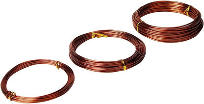 Quality Bronze Long Lasting Bonsai Training Wire Set of 3 Sizes - 1.0mm, 1.5mm, 2.0mm, Corrosion