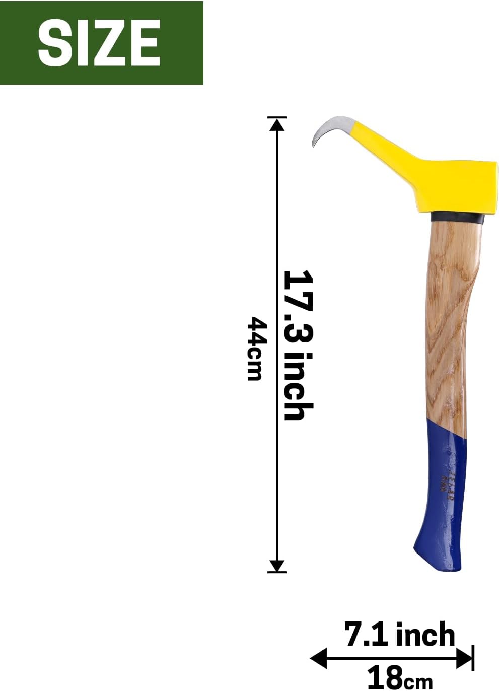 Pickaroon Logging Tool, Hookaroon, Log Roller Tool, Hookaroon for Dragging and Stacking Firewood