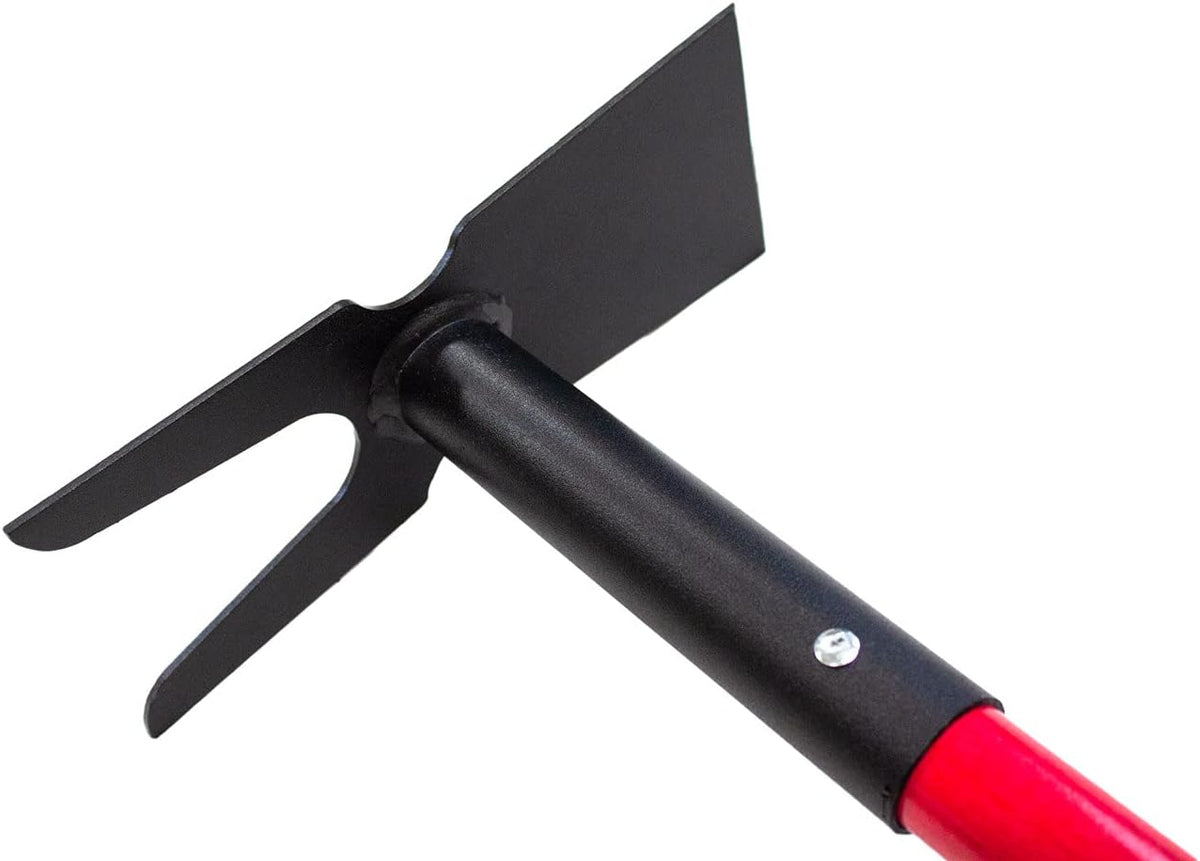 Bully Tools 92357 12-Gauge 2-Prong Weeding Hoe with Fiberglass Handle