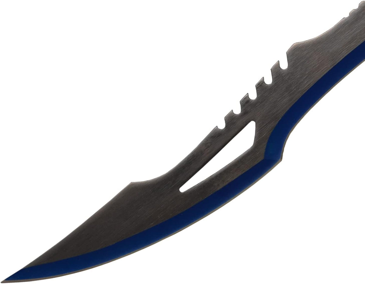 Sword Machete with Nylon Sheath and Lanyard Jungle Hunter Machete for Outdoor Adventure