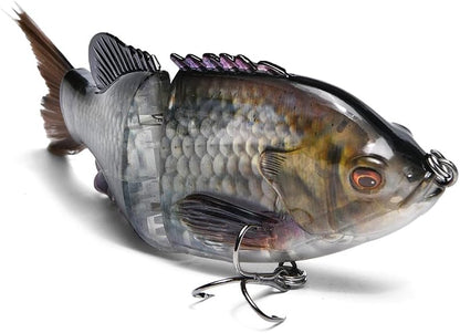 5.9in Multi Jointed Swimbait Fishing Lures Bait,2 Segment Big Giant Sinking Fishing Bass