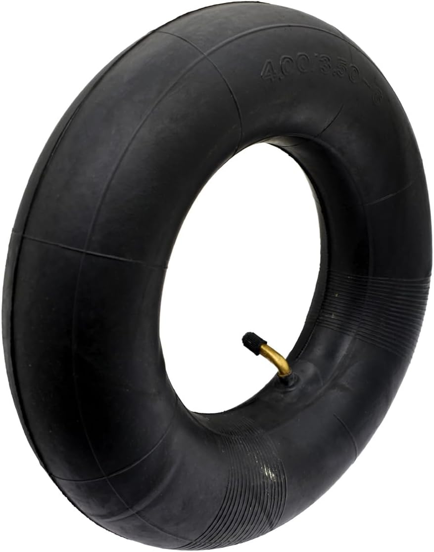 4.00/3.50-6 Replacement Inner Tube, (2 pack), with TR87 Bent Valve Stem, for Hand Trucks, Utility