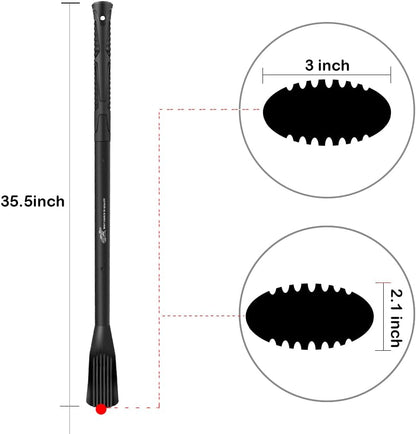 Cutter Mattock, 36" Heavy Duty Pick Axe with Forged Heat Treated Steel Blades Hoe for Weeding