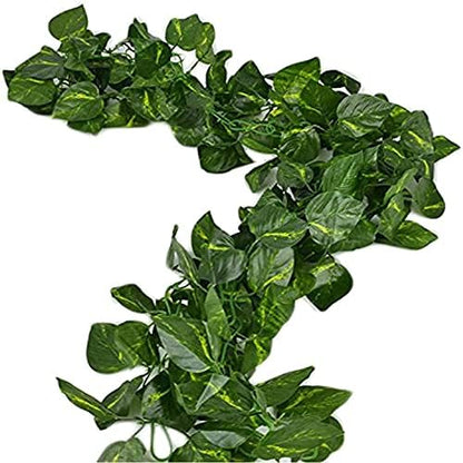 Unilove 84 feet 12 Pack Fake Vines Artificial Ivy Leaves Plants Hanging Greenery Plant Garland for