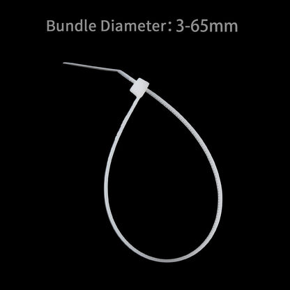 XINGO 1000 PCS White Zip Ties 12 Inch, 60 LBS Tensile Strength, Self-Locking Nylon Plastic Nylon