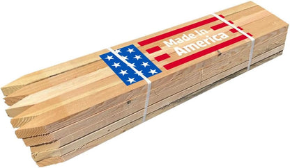 Sandbaggy 3 Ft Wood Stakes (1" X 3" X 36") - Made in The USA - 3" Extra Wide Stakes for Concrete