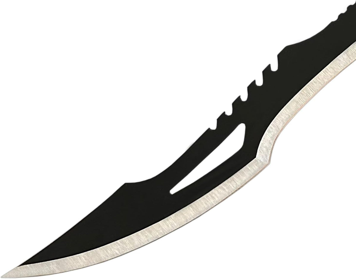 Sword Machete with Nylon Sheath and Lanyard Jungle Hunter Machete for Outdoor Adventure