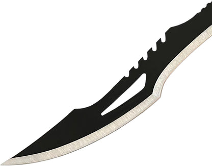 Sword Machete with Nylon Sheath and Lanyard Jungle Hunter Machete for Outdoor Adventure