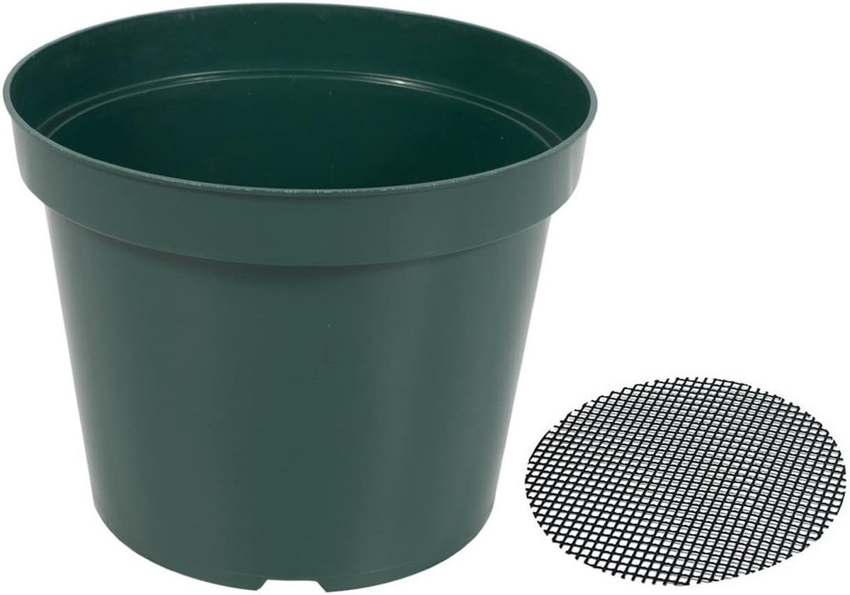 40 Pack 4 Inch Plastic Nursery Pots with Mesh Pad, Thick Sturdy Plastic Plant Pots with Drainage
