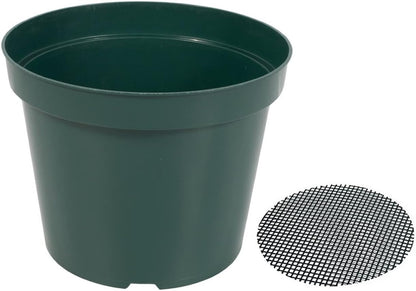 40 Pack 4 Inch Plastic Nursery Pots with Mesh Pad, Thick Sturdy Plastic Plant Pots with Drainage