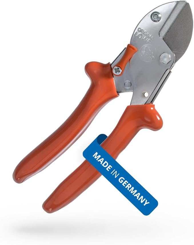 Original LÖWE 5 Professional Anvil Pruning Shears 5.107 with Stainless and Non-Stick Coated Steel