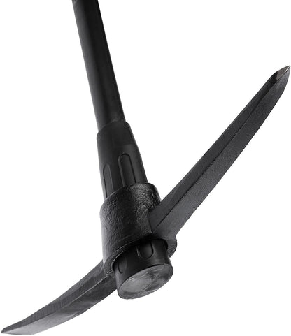 INTERTOOL Pick Axe for Digging - 36” Heavy Duty Garden Mattock Pickaxe - Rust Resistant Steel with