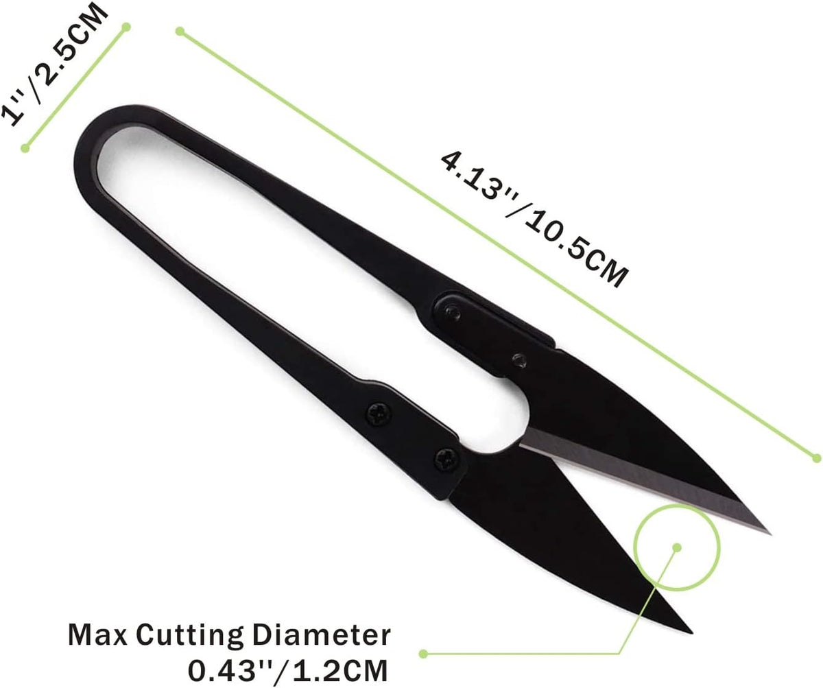 JINJIAN Bonsai Pruning Scissors 12PCS - Small Pruner Shears Bud Leaves Trimmer Garden Shears for