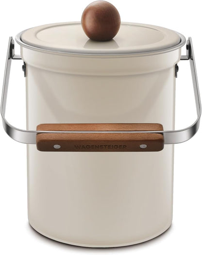 Kitchen Countertop Compost Bin 101ounces / 3Liters, Airtight Lid SUS304 Stainless Steel Odor-Free