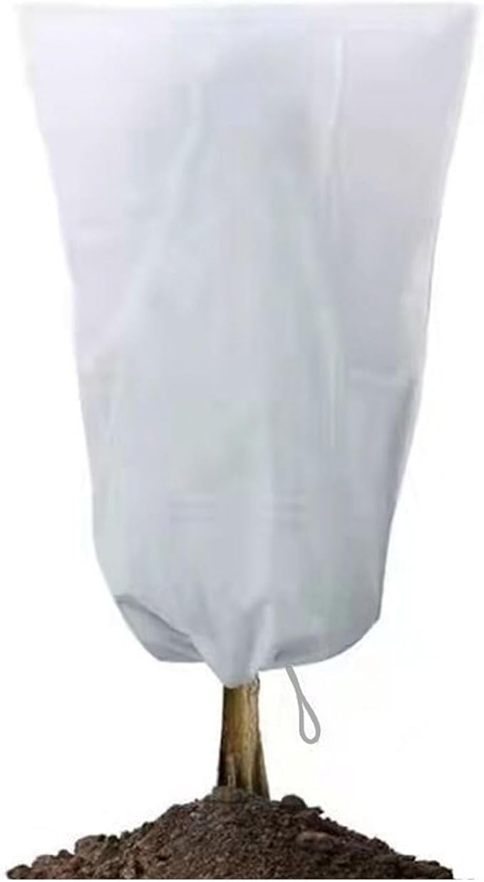 GardenPal Plant Covers Freeze Protection, 75''×90'' Thicken Frost Cloth with Drawstring Reusable