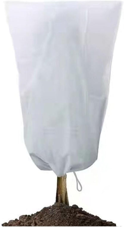 GardenPal Plant Covers Freeze Protection, 75''×90'' Thicken Frost Cloth with Drawstring Reusable