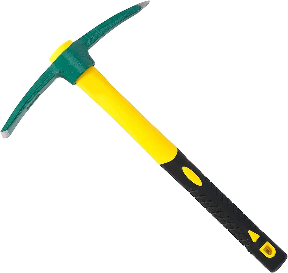 ZOENHOU 15-Inch Solid Pick Mattock, Forged Garden Pick, Weeding Mattock Hoe Agriculture Hand Tools