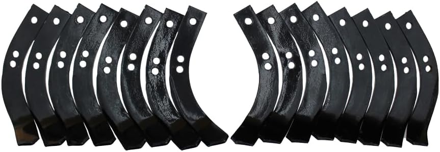 RAParts 108802 1245K 10802 New Tiller Tine Set Fits Troybilt Tiller Model 15008 Fits Ariens