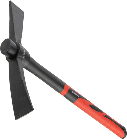INTERTOOL Small Cutter Mattock – 1.5 lb Forged Steel Garden Tool Weeding, Digging, Camping