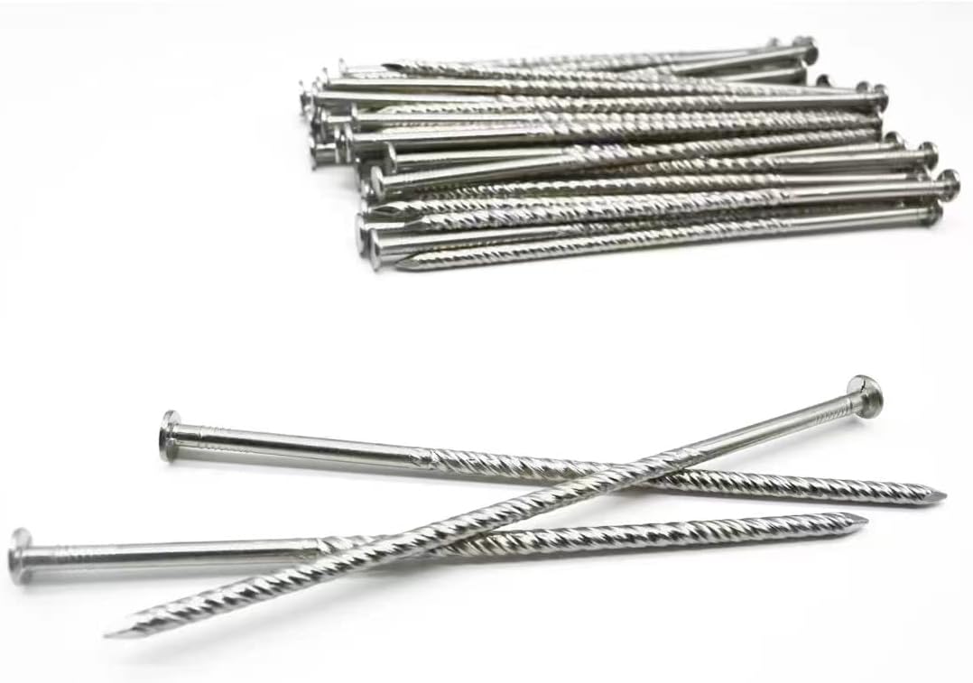 70 Pcs 6-Inch Artificial Turf Stakes, Stainless Steel Spiral Landscape Spikes, Landscape Edging