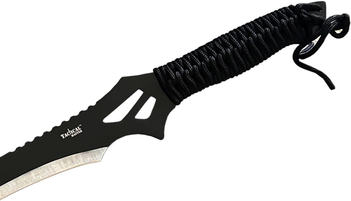 Sword Machete with Nylon Sheath and Lanyard Jungle Hunter Machete for Outdoor Adventure
