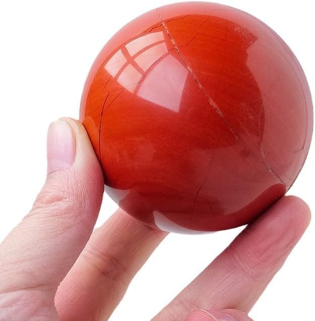 4-5CM/1.58-1.97inch Magical Natural Red Jasper Stone Ball Quartz Crystal Mineral Reiki Treatment
