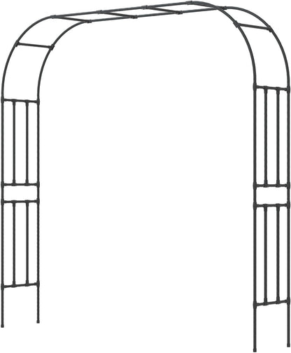 Metal Garden Arch - Length: 98.5in, Wide: 15.8in Garden Arches Trellis for Climbing Plants Outdoor