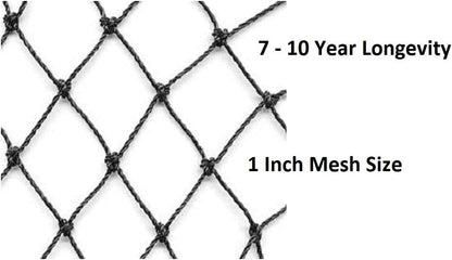 Excursions Aviary Netting 1" Heavy Knotted Poultry Net (25' x 150')