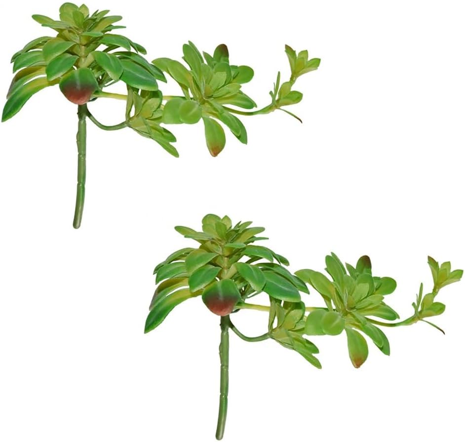 2pcs Artificial Succulent Plants, Realistic Large Fake Succulents, Artificial Hanging Ornaments for