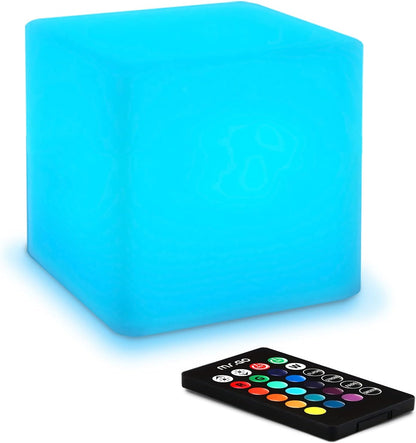 Mr.Go 4-inch Dimmable LED Night Light Mood Lamp for Kids and Adults - 16 RGB Colors - 8 Level