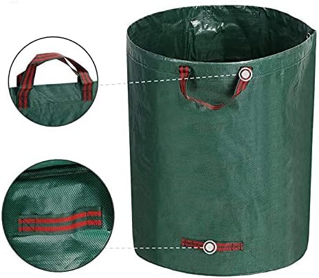 79 Gallons Lawn Leaf Bags, Yard Waste Bag, Reusable Gardening Leaf Collet Bag, Patio Garden Weed