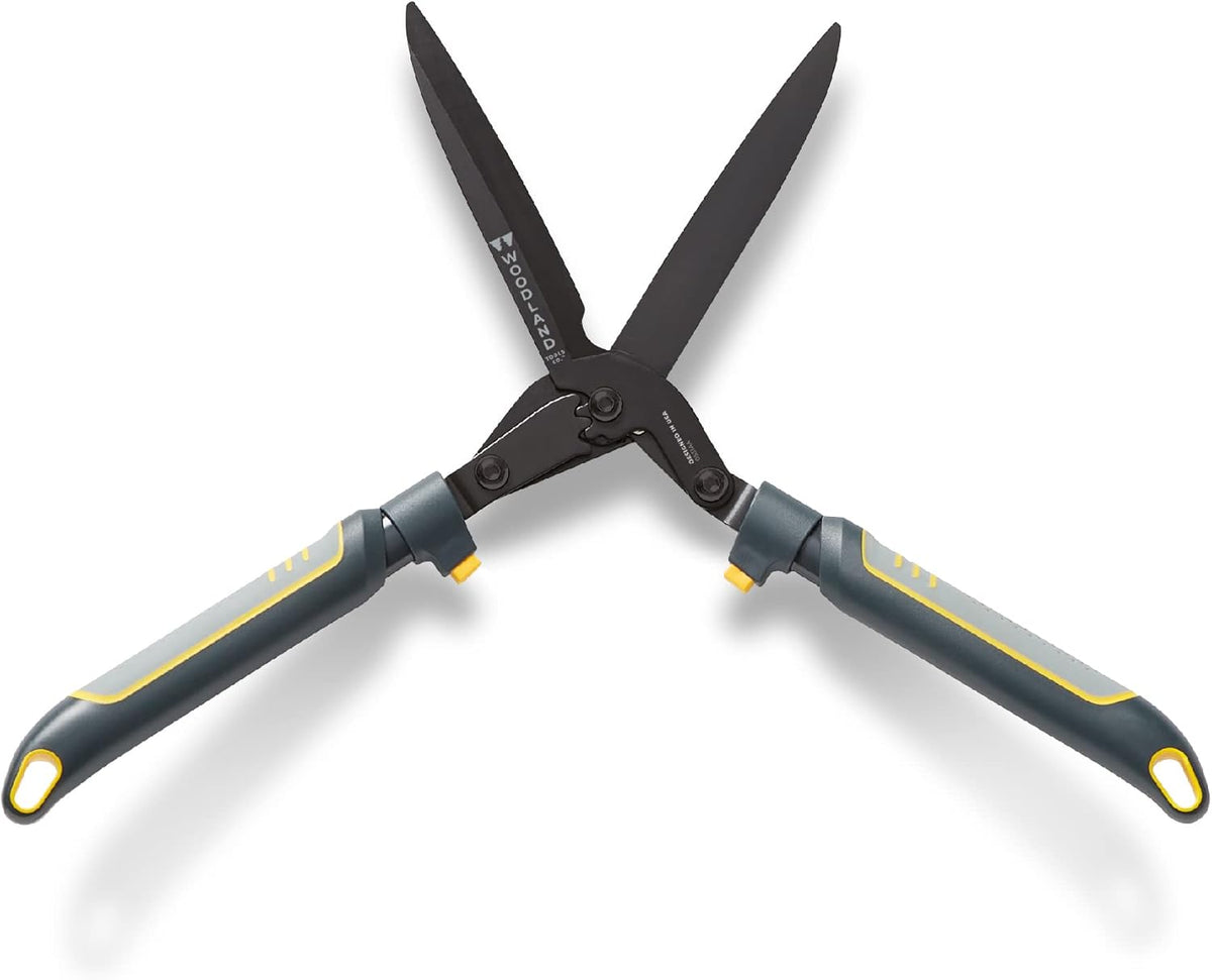 Woodland Tools Super Duty Hedge Shears, 23 Inch Manual Hedge Clippers with 10 Inch Gear-Assist