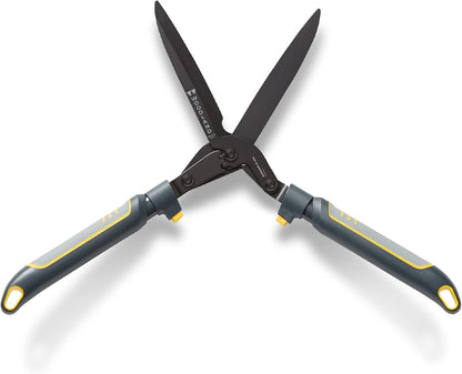 Woodland Tools Super Duty Hedge Shears, 23 Inch Manual Hedge Clippers with 10 Inch Gear-Assist