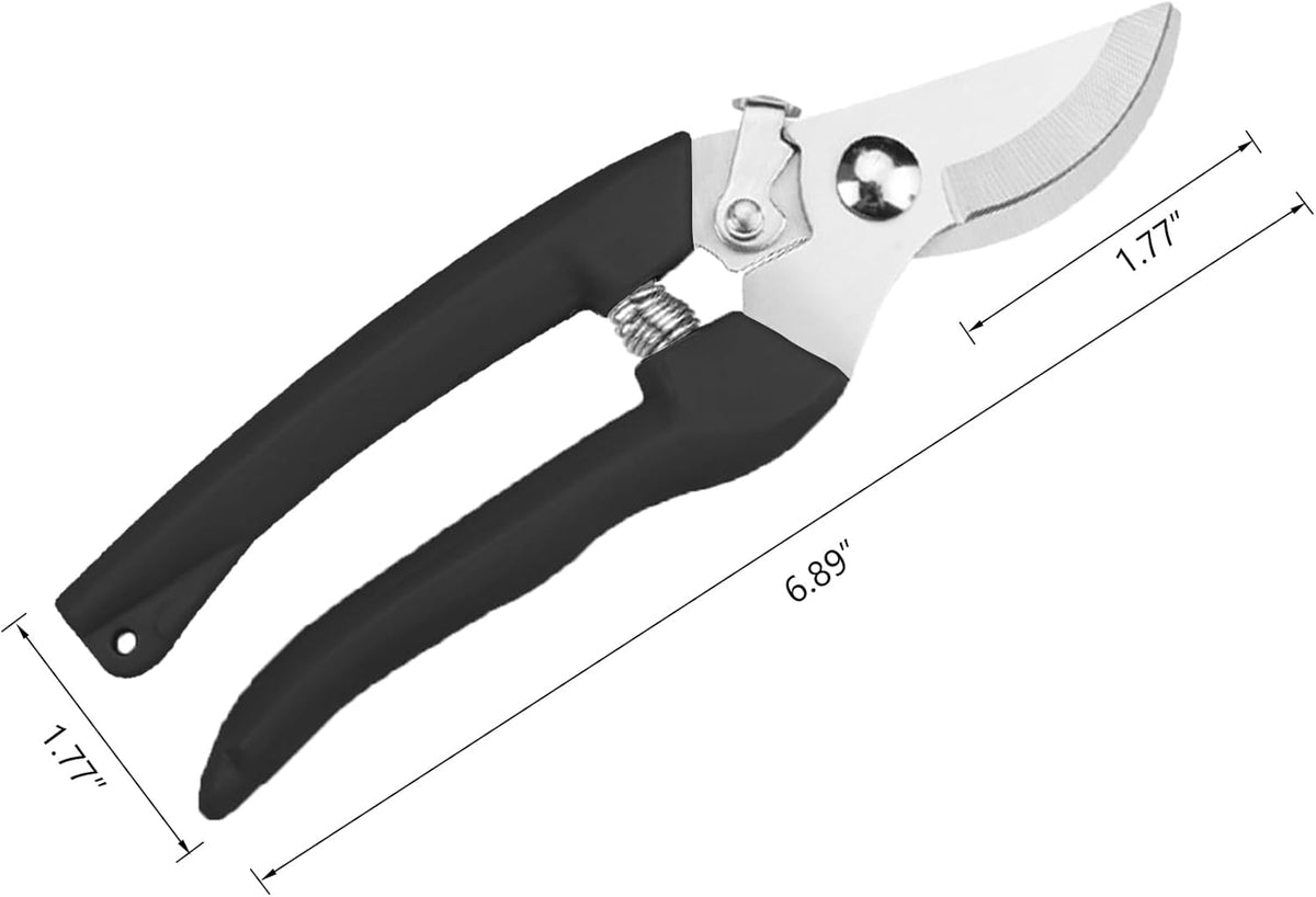 Garden Scissors for Plant, Tip Pruning Shears for Cutting Flowers, Trimming Plants, Bonsai and