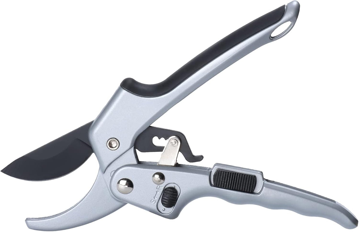 Garden clippers, premium Germany pruners, Work 3 times easier, professional ratchet pruning shears