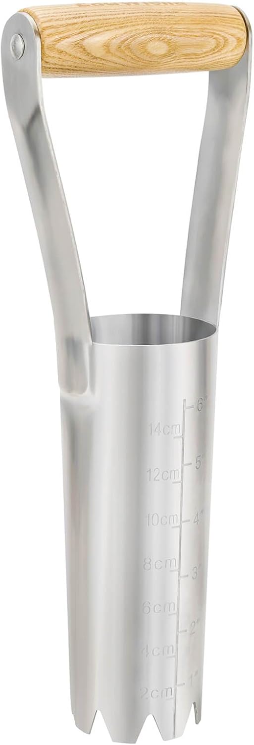 Bulb Planter Tool with 6 Inch Depth Measurment Tulip Bulb for Planting Tulip Daffodils Dahlias