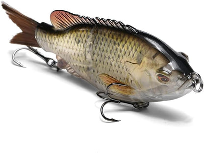 5.9in Multi Jointed Swimbait Fishing Lures Bait,2 Segment Big Giant Sinking Fishing Bass