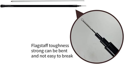 Bird Hawk Flying Kite with Pole Crops Farm Protector Bird Scarer Flying ONLY 6M Pole Without Kite