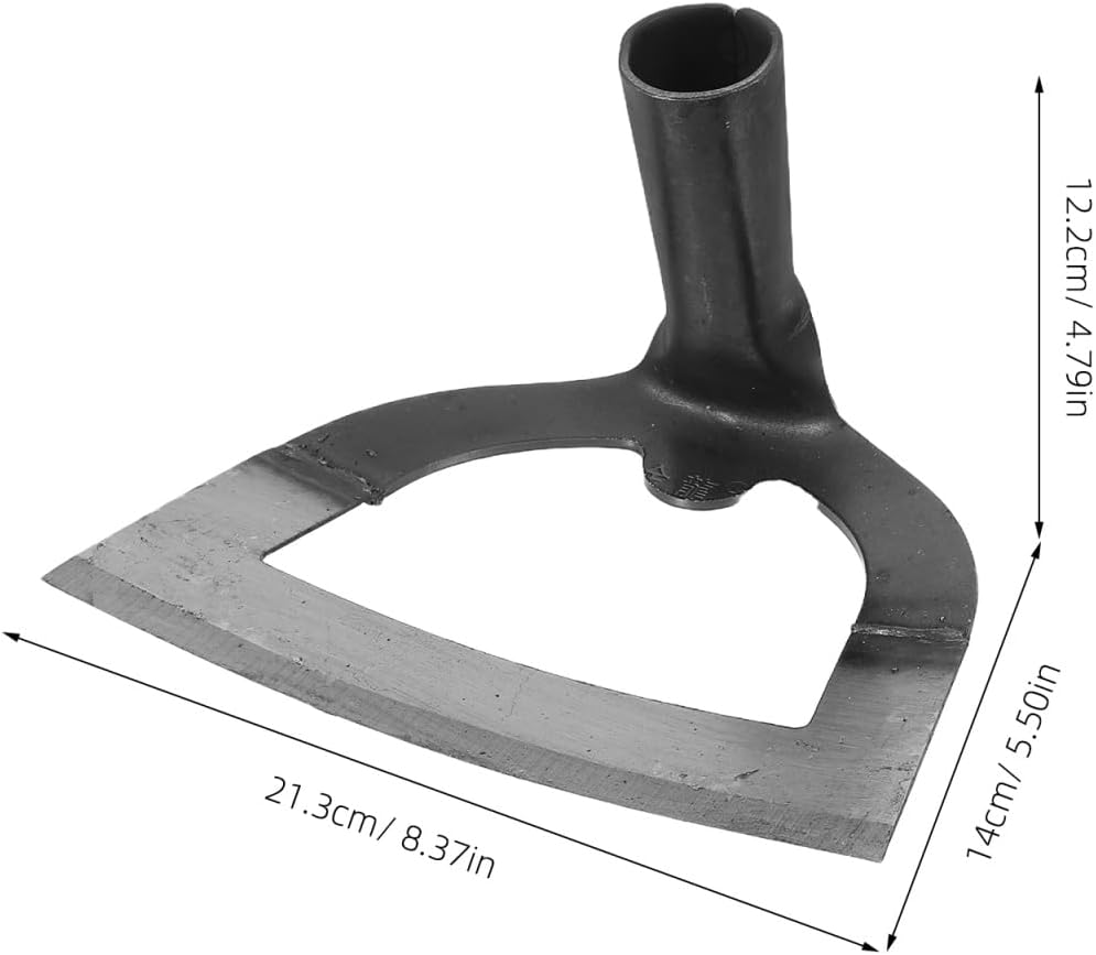 DOITOOL Stainless Steel Garden Hoe Tool Hollow Weeding Cultivator for Soil Loosening Planting and