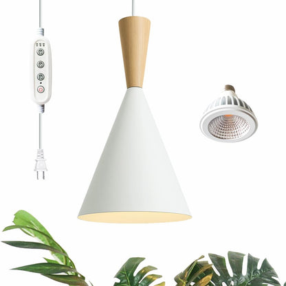 Hanging Grow Lights for Indoor Plants, Full Spectrum, with Timer and 15FT Power Cord, 20W Pendant