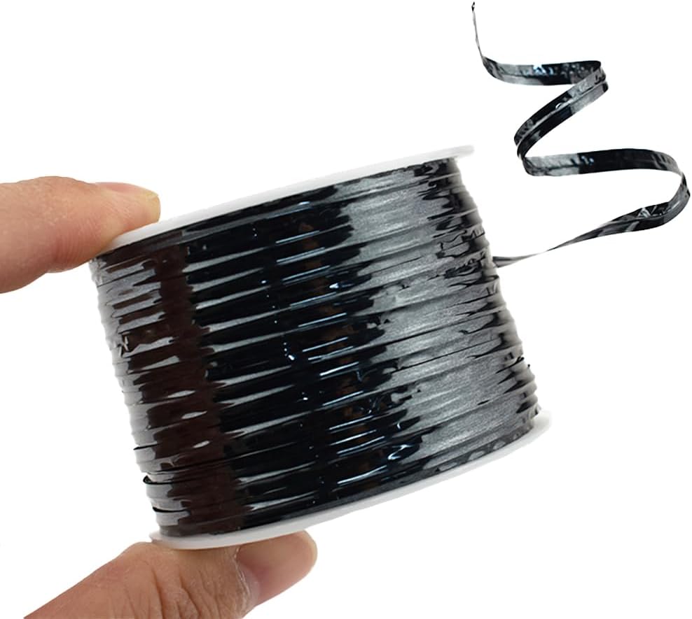 HAHIYO 100Yards/300Feet/91M Black Metal Twist Ties Bread Candy Coffee Bag Ties Plant Garden Twist