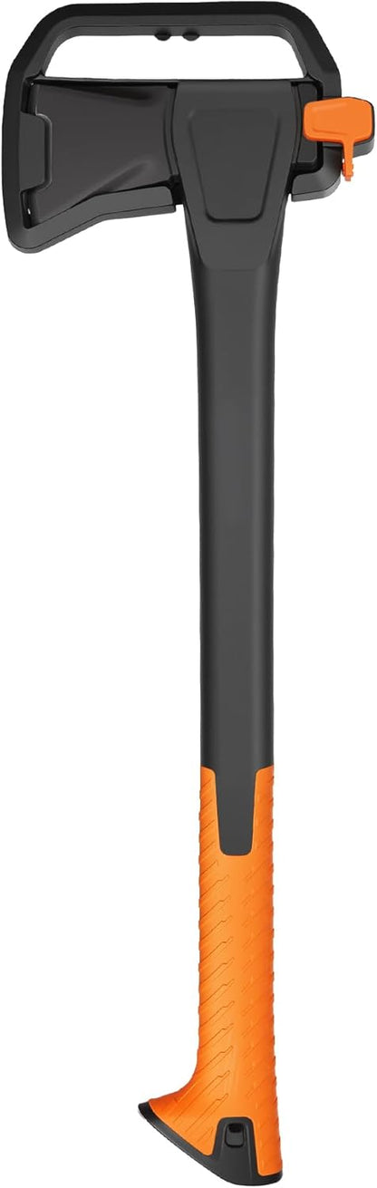 X24 Splitting Axe, 24” Camping Outdoor Hatchet for Wood Splitting and Kindling, Forged Carbon Steel