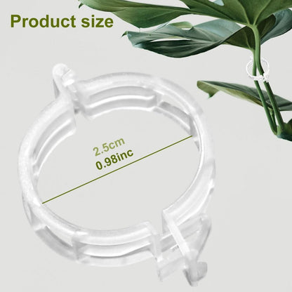 150 PCS Secured Plastic Plant Clip, Plant Support Clips, Garden Clips for Climbing Plants, Plastic